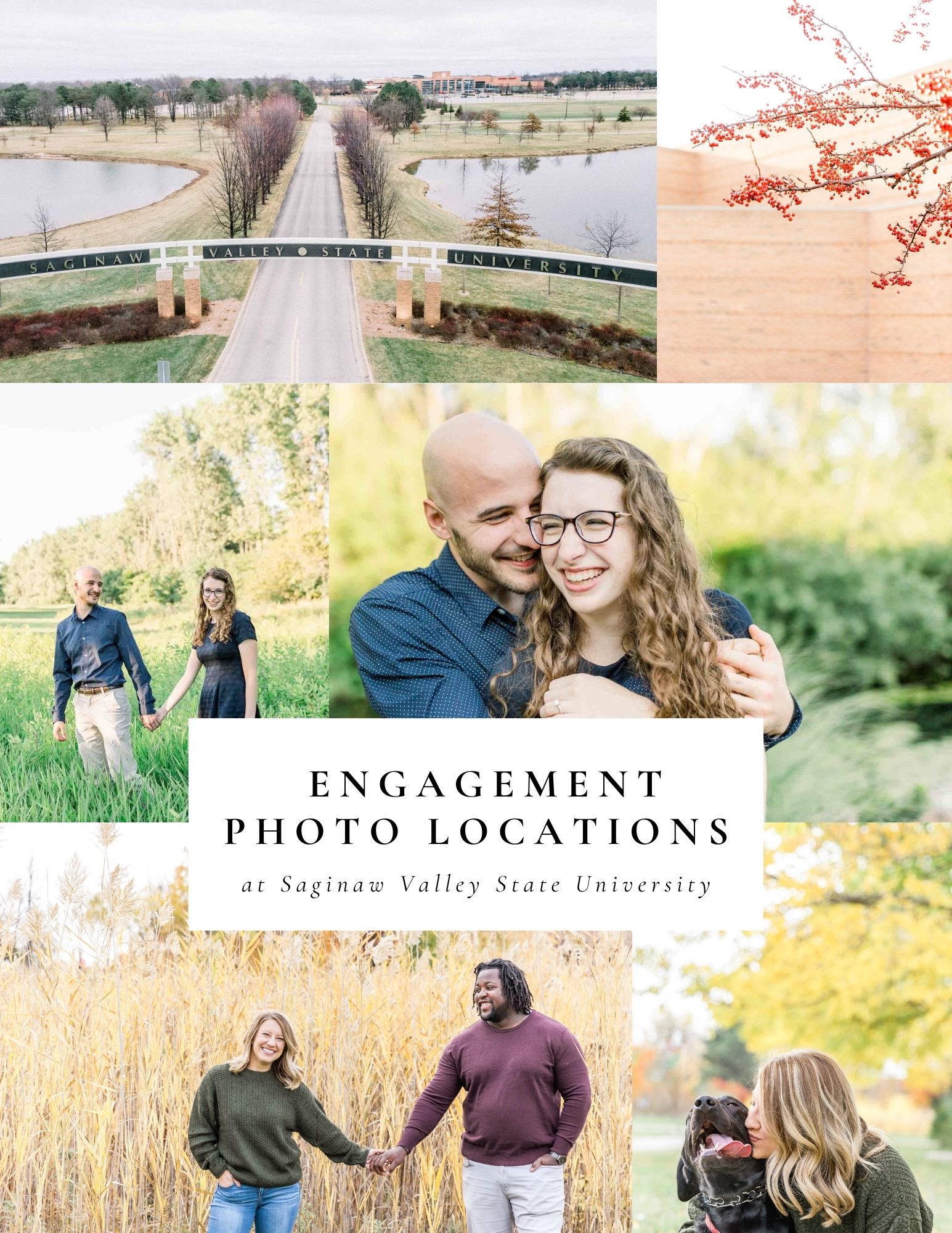 Saginaw engagement photo locations by Saginaw wedding photographer