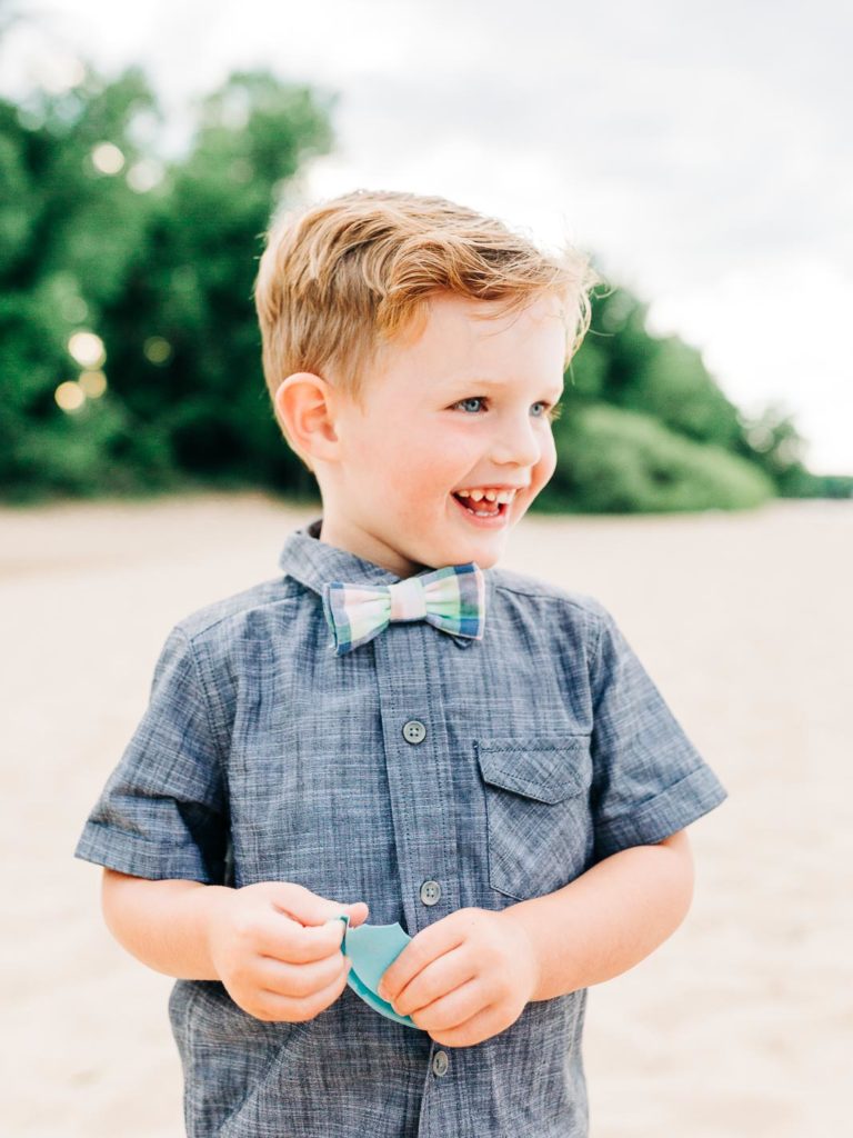 toddler beach family session bay city state park by Chinling Photography