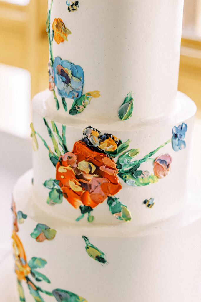Wildflower Wedding Cake by Sweet Heather Anne