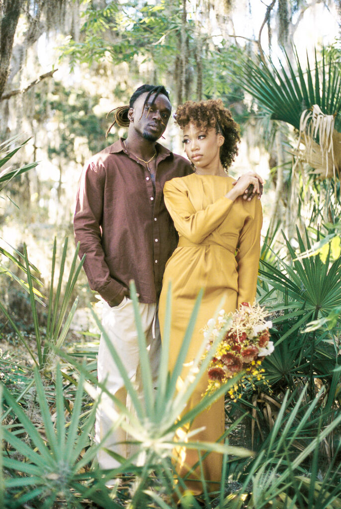 African inspired wedding on film designed by Joy Proctor Design