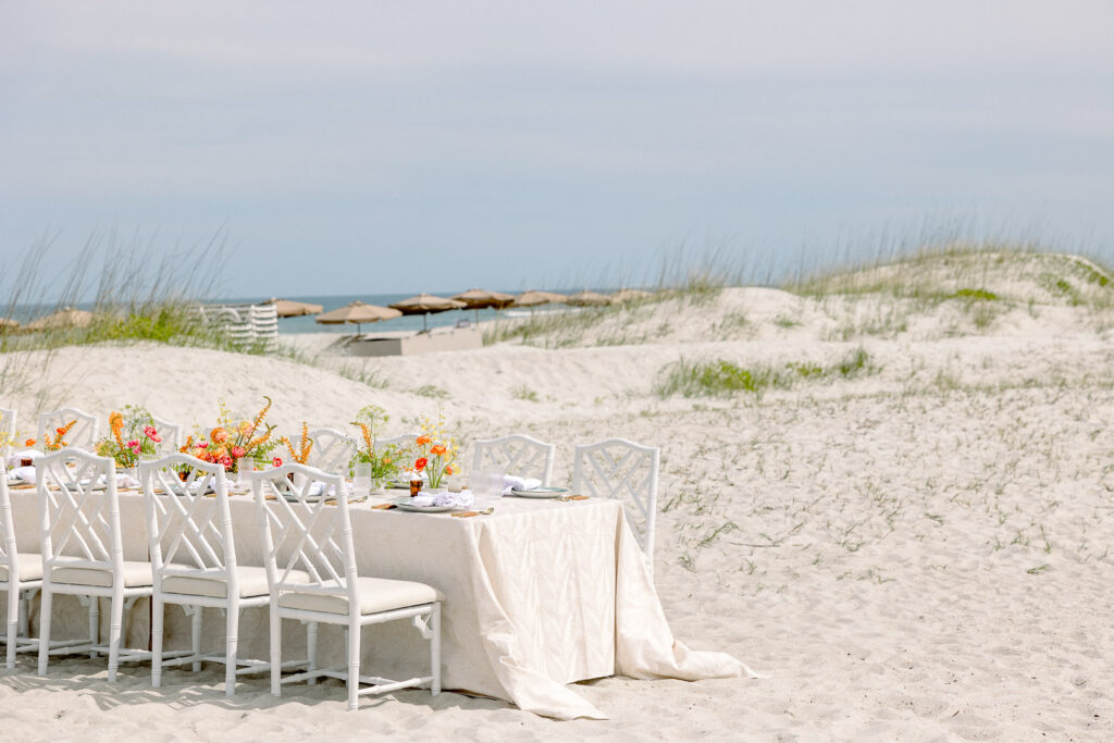 Beach reception Omni Amelia Island Resort Wedding in Florida