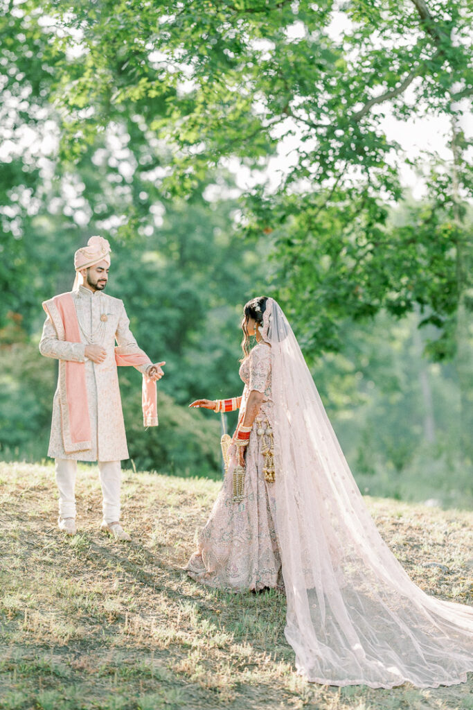 Indianapolis Indian bride and groom portraits