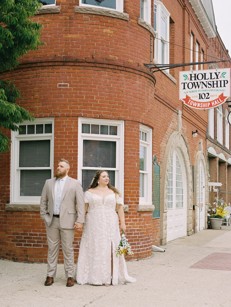 Holly Vault wedding portrait on 120mm film