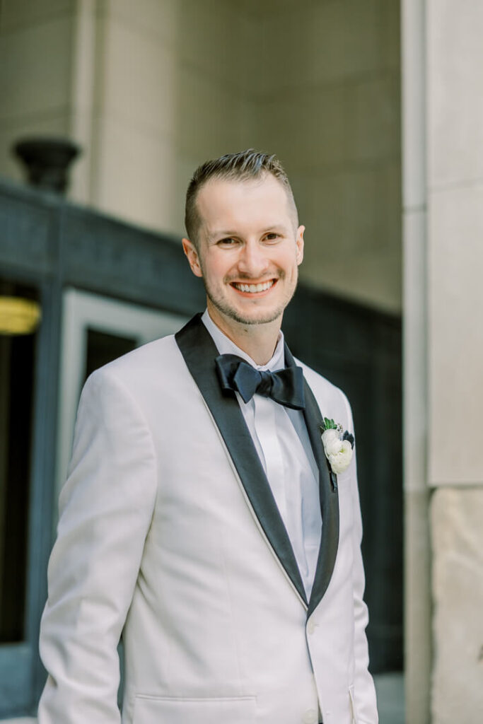 Grand Rapids wedding venues groom portrait