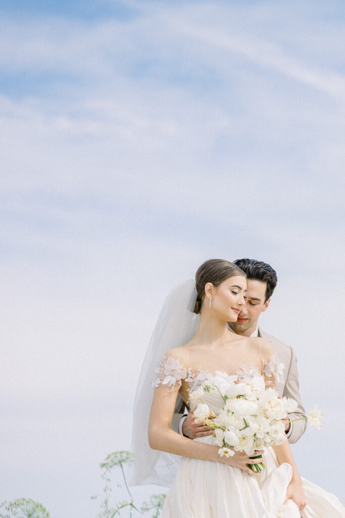 bride and groom photo at Omni Amelia Island Resort beach wedding1