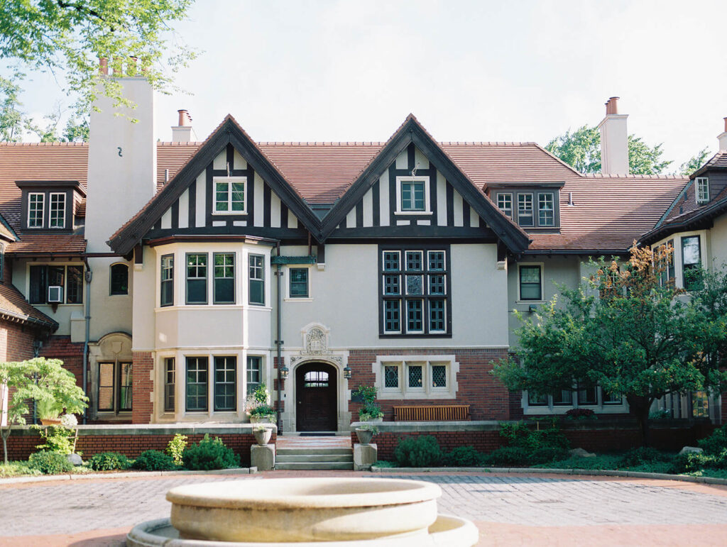 Cranbrook House and Gardens entrance on film