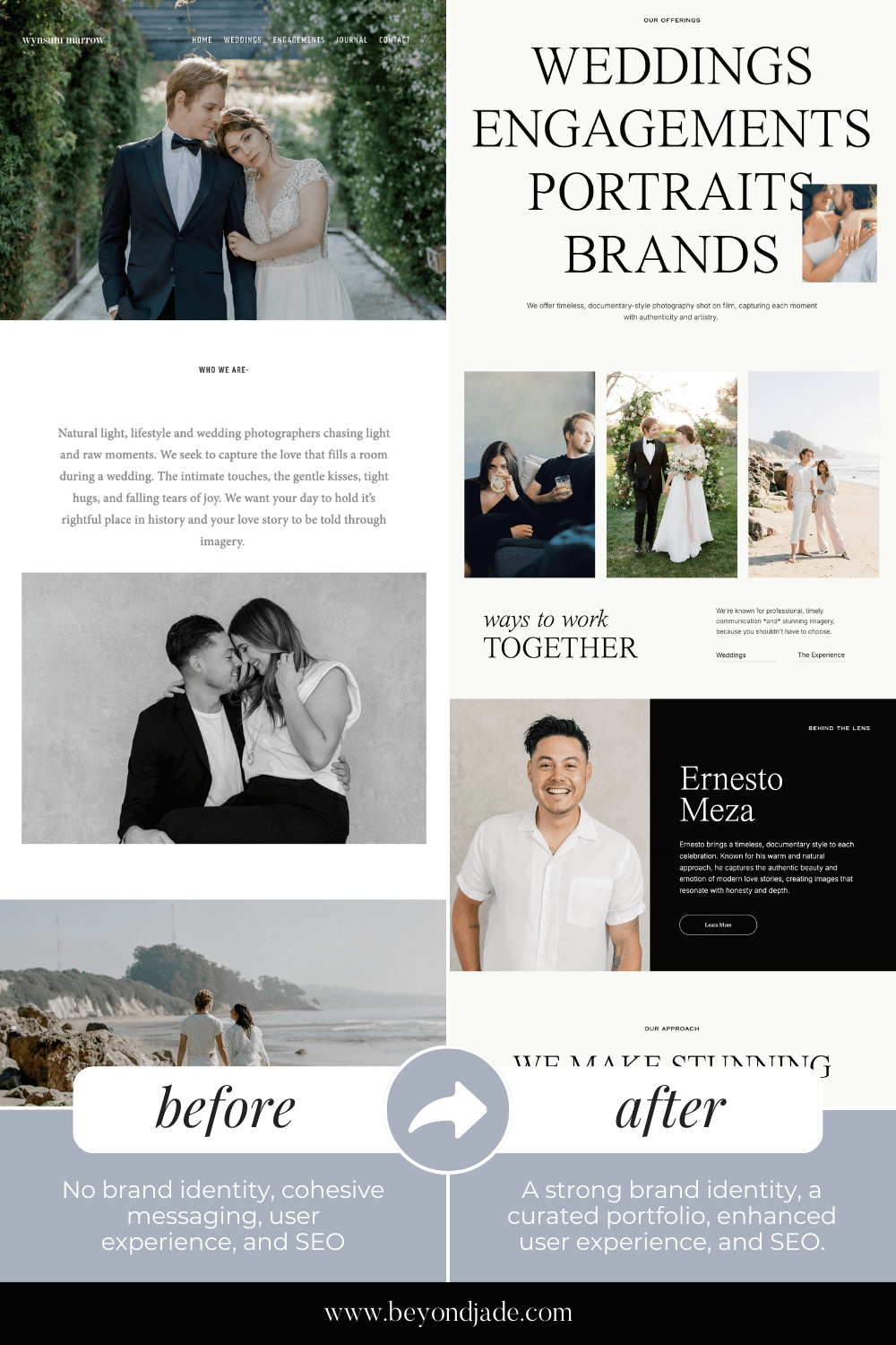 Showit website designer for photographers