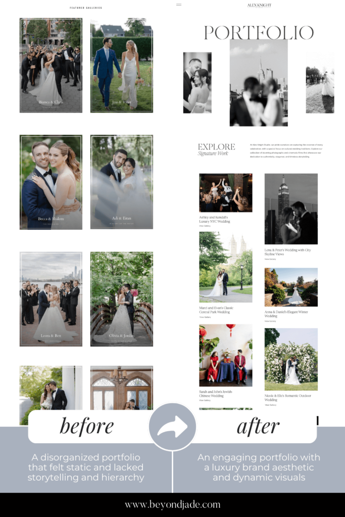 Showit website designer for photographers and wedding vendors