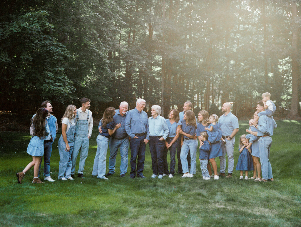 fall family sessions on film in Richmond Indiana