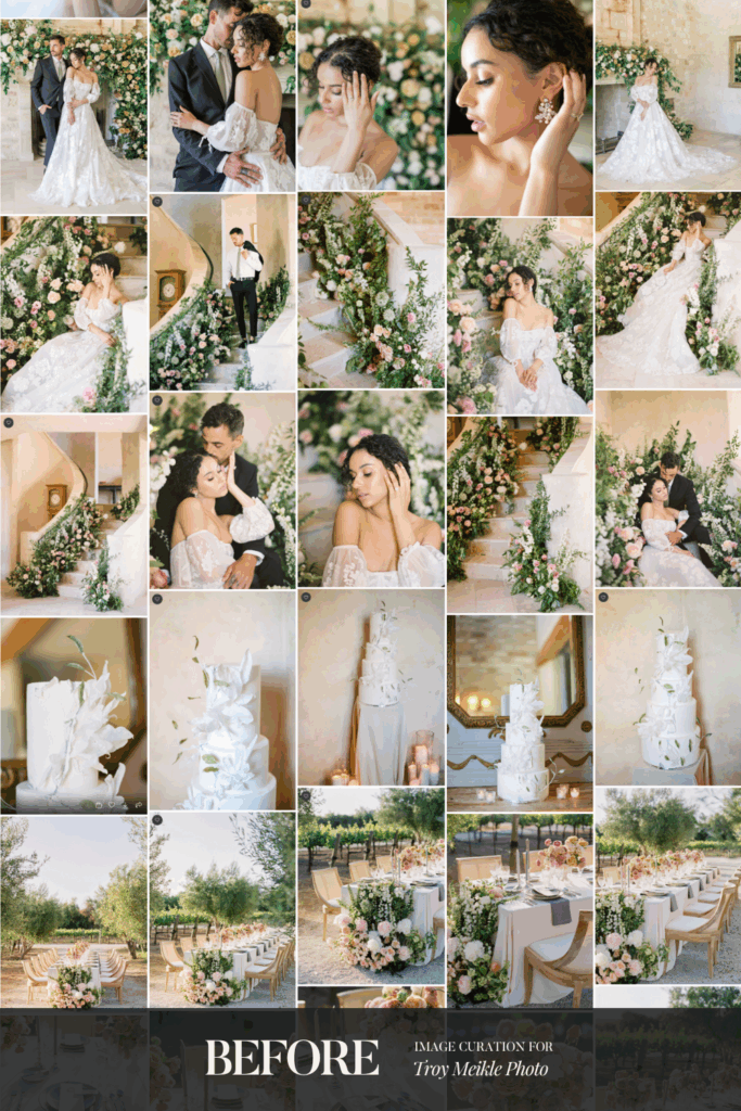 Wedding gallery curation service before & after: real transformations for wedding photographer3