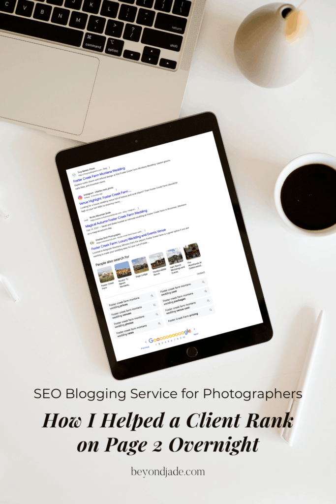 Seo blogging service for wedding photographers