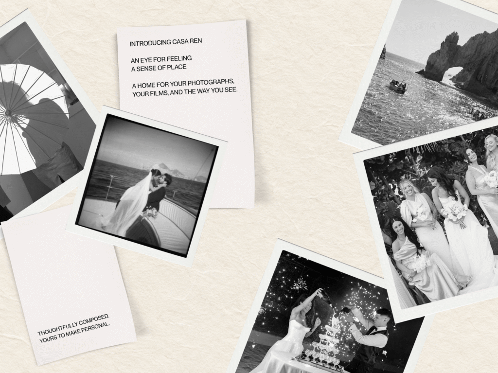 Casa ren template for film wedding photographers